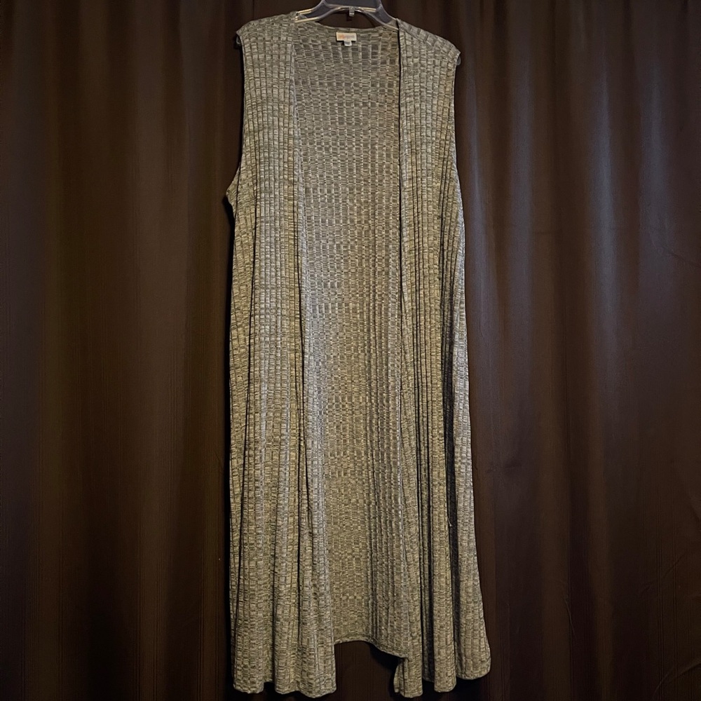 Lularoe Long ‘ Joy ‘ Vest size Large